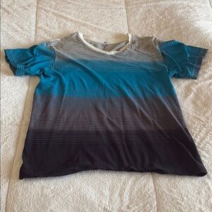 Mens Blue and Black Shirt